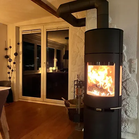 בית נופש Solken Mit Grosser Terrasse Und Kaminofen פלאו אם זה