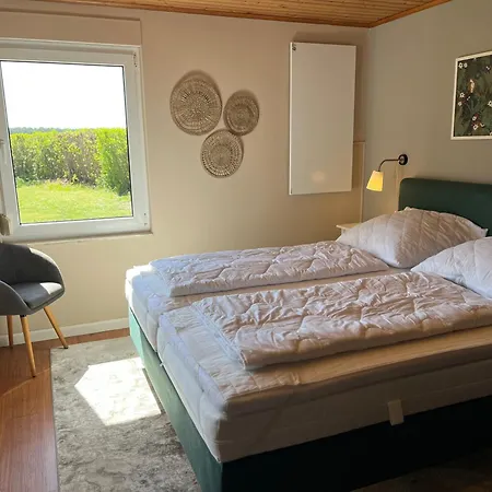 בית נופש Solken Mit Grosser Terrasse Und Kaminofen