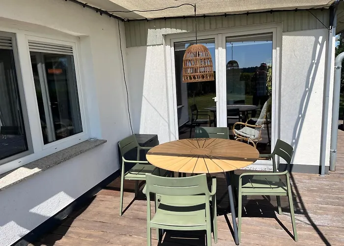 Solken Mit Grosser Terrasse Und Kaminofen Plau am See