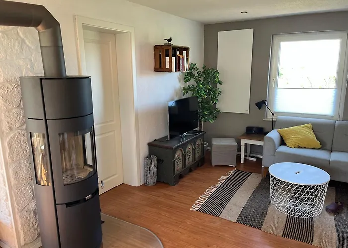 Solken Mit Grosser Terrasse Und Kaminofen